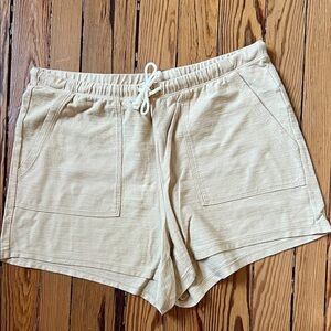 J. Crew Factory Slub Cotton Knit Drawstring Shorts